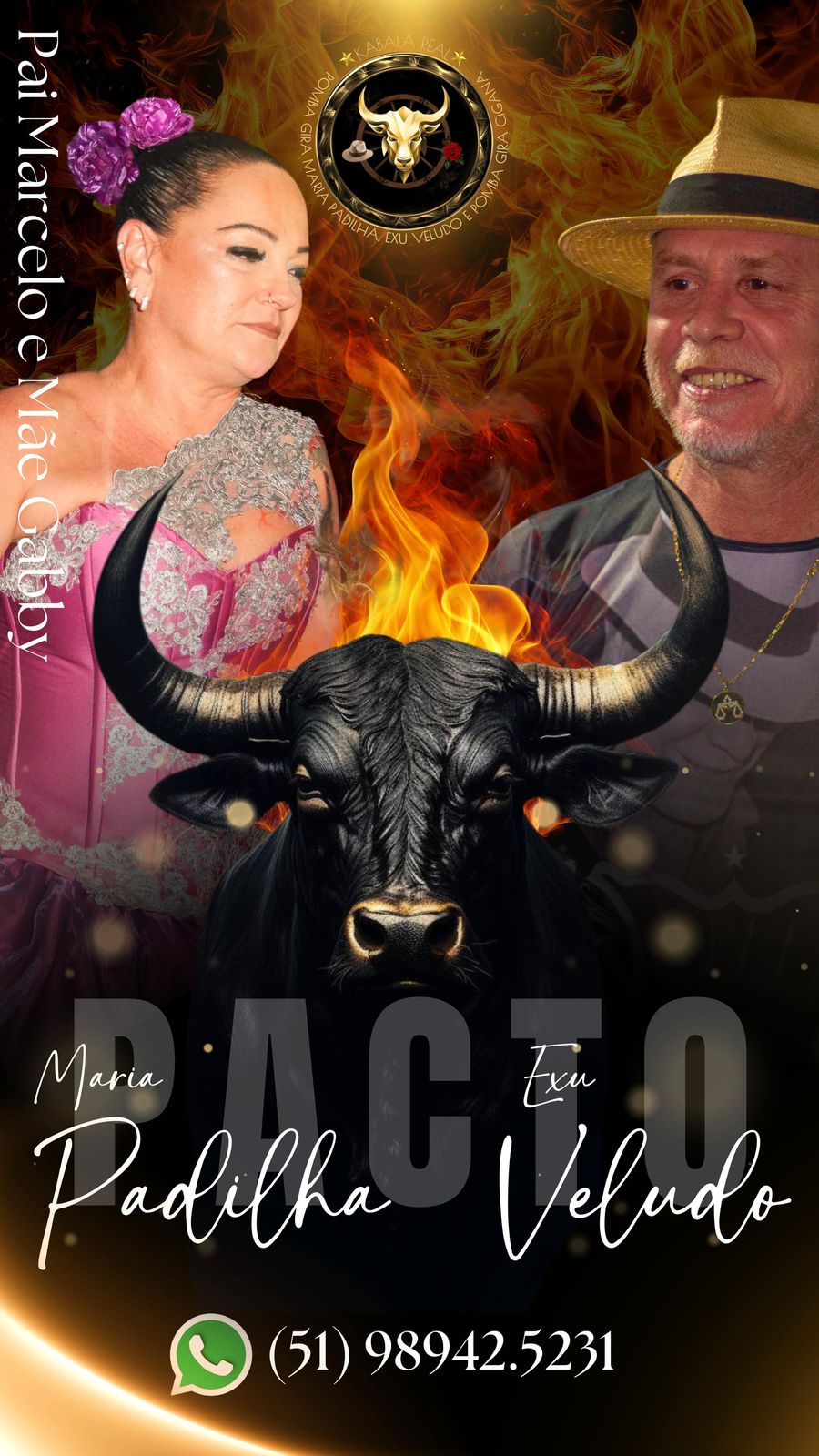 Maria Padilha e Exu Veludo